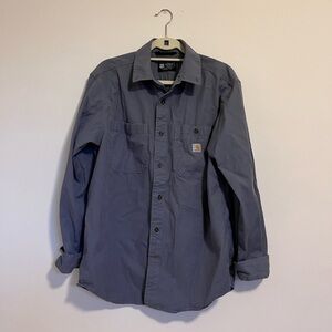 Carhartt Rugged Flex Relaxed Fit light purple button up